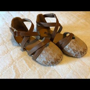 Brand N Michael Kors Size 7 Toddler Flats/Sandals.